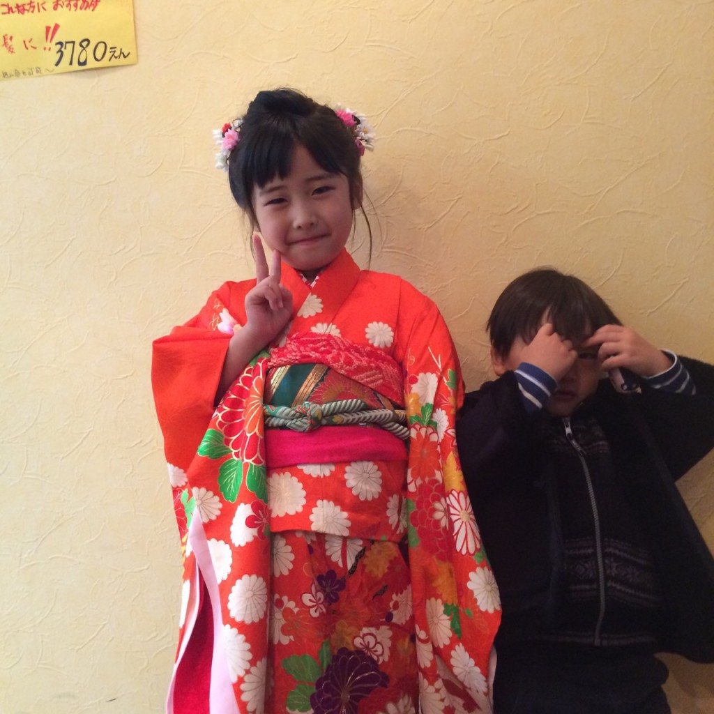 七五三 の着付けも 京都市山科区の美容室 ビューティーマサにご依頼下さい。